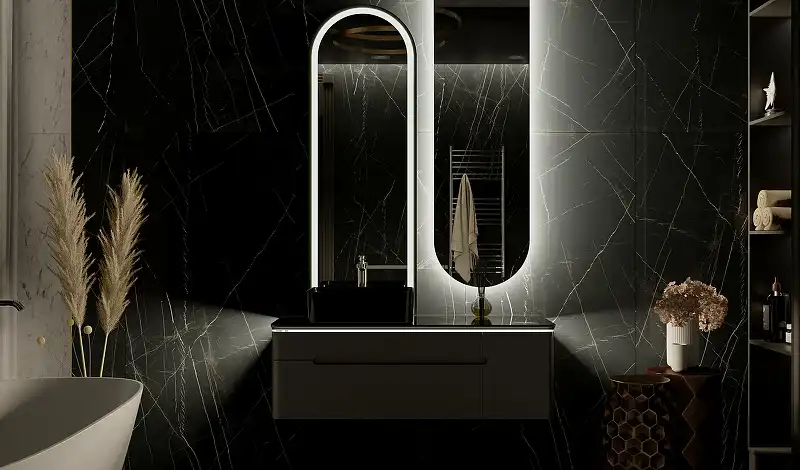 Тумба под раковину Jorno SHINE 120 Shi.01.120-M/P/A Серый антрацит фото 10