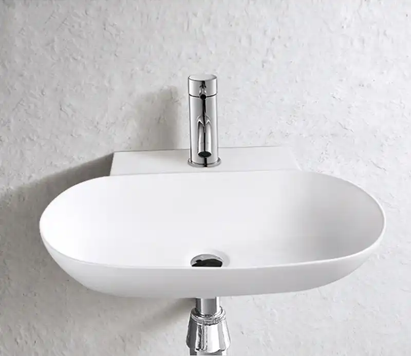 Умывальник CeramaLux 9234 570х400х120 цвет Белый фото 4