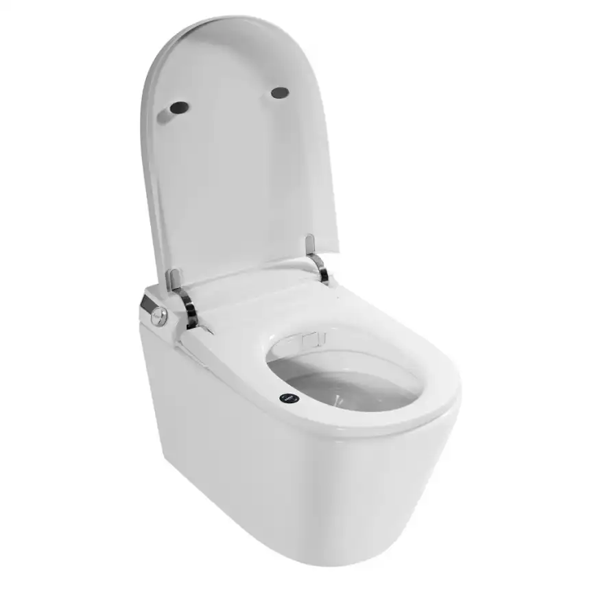 Электронный подвесной унитаз-биде ABBER Bequem AC1119S, белый фото 4