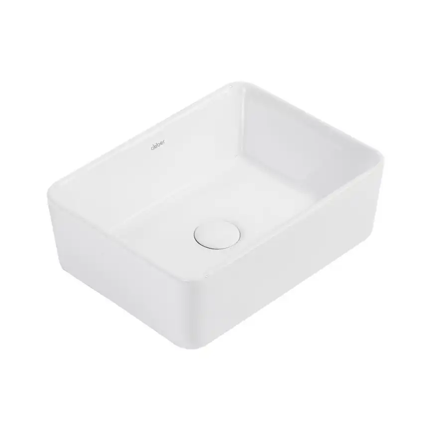 Раковина накладная ABBER RECHTECK 40,5х30х13 AC2213, прямоугольная, белая фото 1