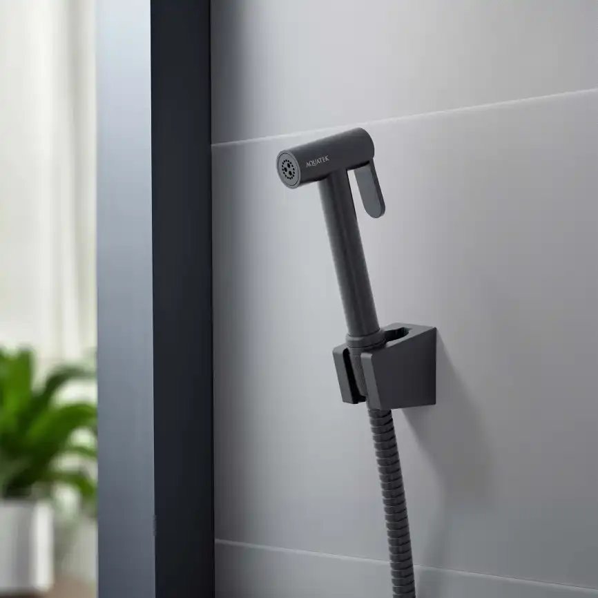Гигиенический душ Aquatek  AQ2054MB, Черный матовый фото 4