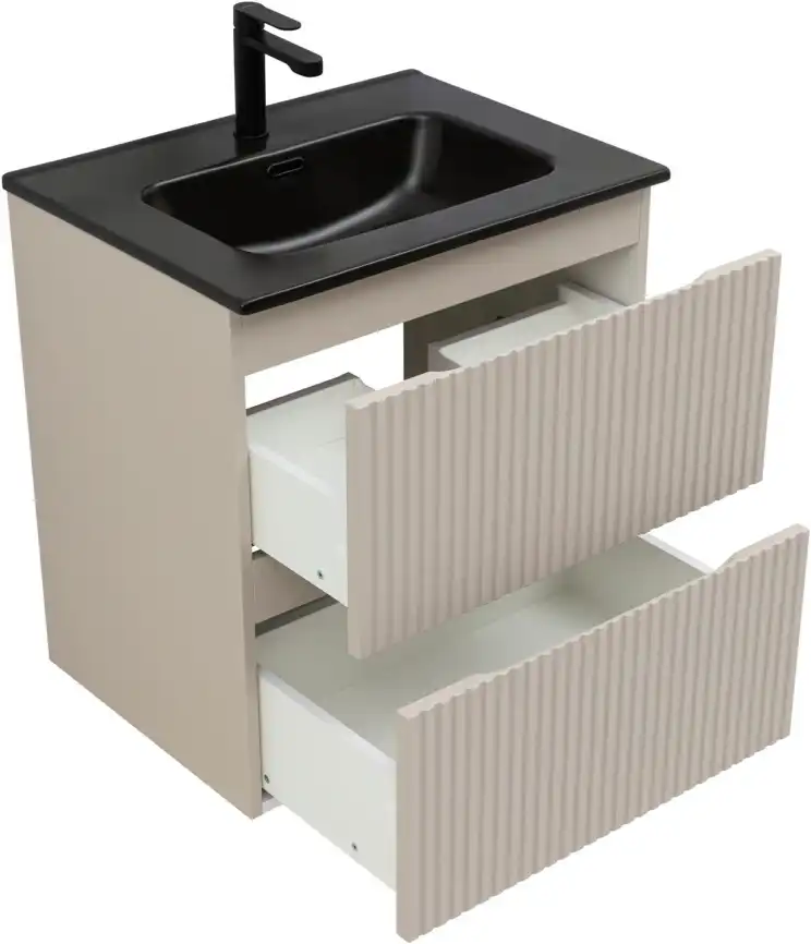 Тумба под раковину Aquanet Джейн (Flat) 60 бежевый, 343975 фото 4