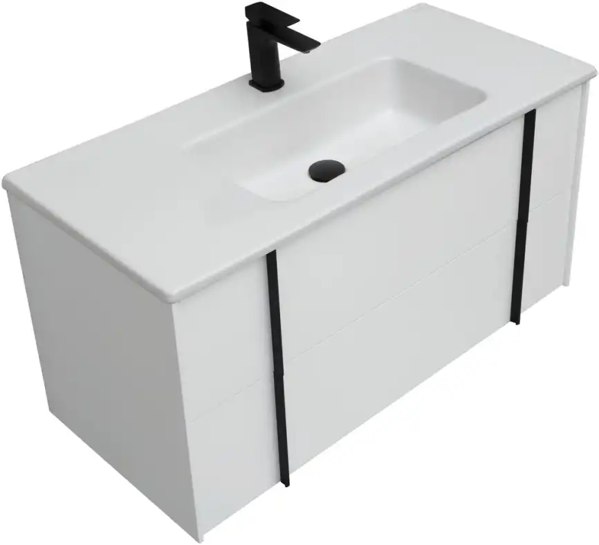 Тумба под раковину Allen Brau Reality 100 1.32007.WM белый матовый фото 10