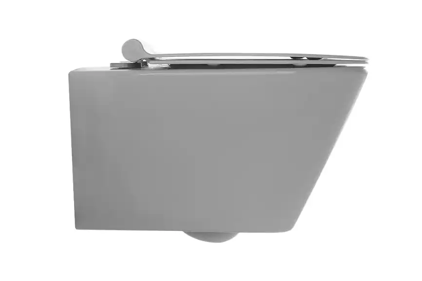 Унитаз подвесной Aquanet Rimless Tavr-W BL-103N-WHT, с сиденьем микролифтом фото 9
