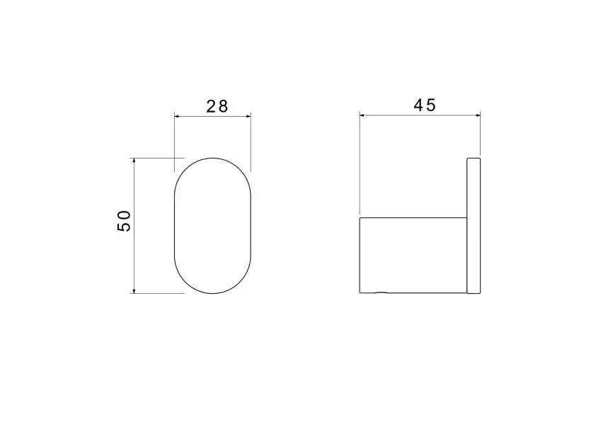 Крючок для полотенец Aquatek Лира AQ4425MB, Черный матовый фото 2