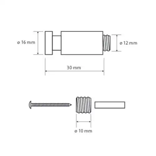Крючок 3 см BEMETA OMEGA хром 104506092 фото 2