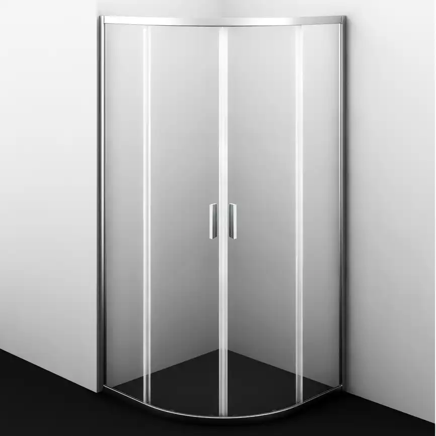 Душевой уголок WasserKRAFT Lippe 45S 90х90 45S01 профиль Хром стекло Прозрачное фото 3