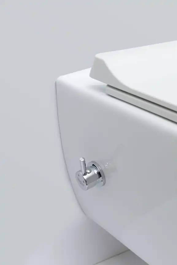 Унитаз подвесной Logan Logan L5W CITY с функцией биде 019100-u-01, белый фото 6