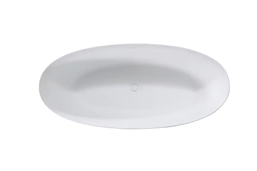 Ванна из искусственного камня Vincea 170х75 VBT-4S01MW отдельностоящая, Белая матовая фото 3