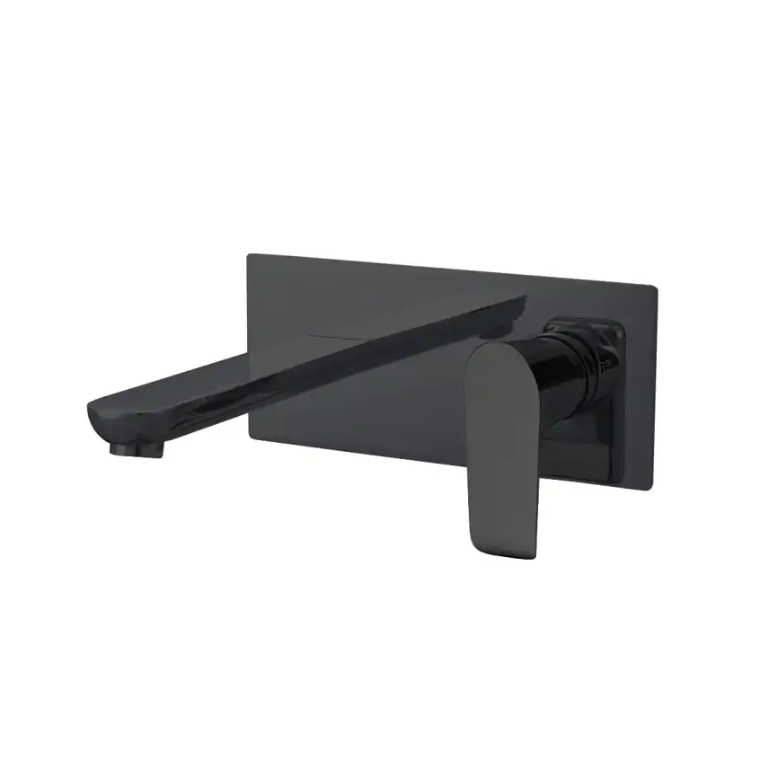 Смеситель для раковины Vincea Esse VBFW-1E1MB встраиваемый однорычажный, черный фото 2