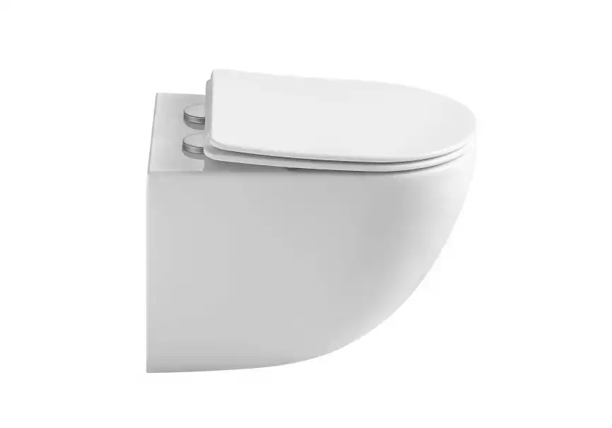 Подвесной унитаз Aquatek ГЕЛИОС AQ1993T-00 безободковый, со смывом ТОРНАДО, с сиденьем микролифт, Белый фото 11