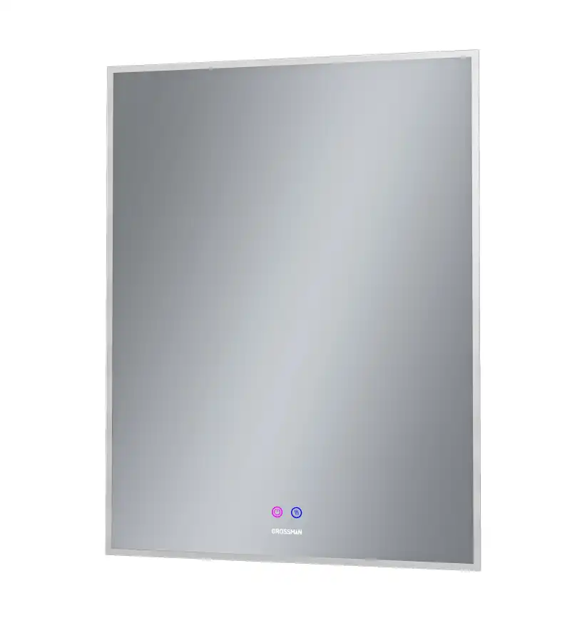 Зеркало Grossman PRAGMA-норма 60х80 186080 с подстветкой, сенсорный выключатель, с подогревом фото 1