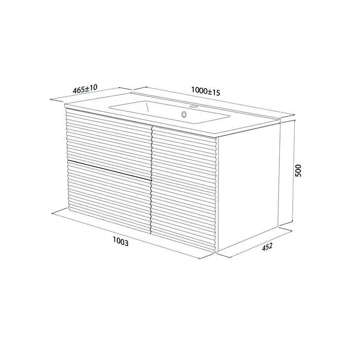 Тумба с раковиной IDDIS Bild 100, подвесная, Белая, BIL10W0i95K фото 18