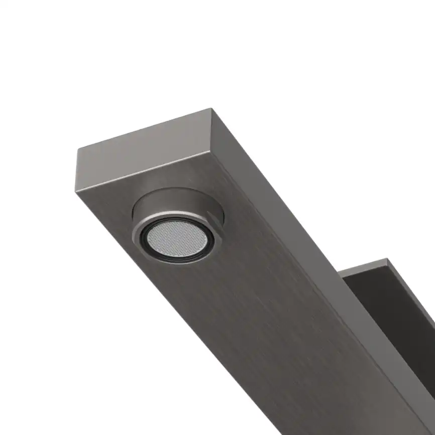 Смеситель для накладной раковины Cezares SLIDER-LC-GM-W0, Оружейная сталь фото 4