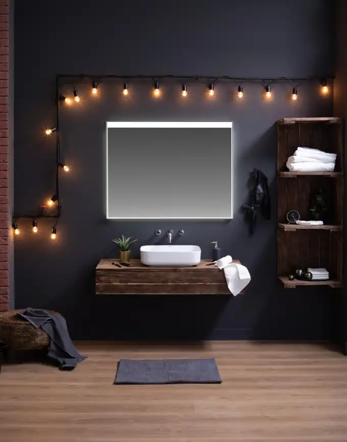 Раковина накладная Aquanet SOUL-1 50х40х13,5 прямоугольная, Белая глянцевая фото 13