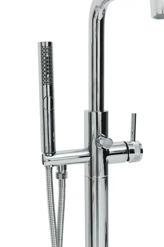 Напольный смеситель для ванны Allen Brau Priority 5.31008-00, однорычажный, с внутренней частью, Хром фото 6