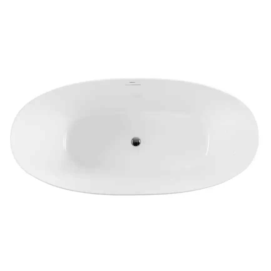 Акриловая ванна BelBagno 170х80 BB414-1700-800, отдельностоящая, Белая глянцевая фото 5