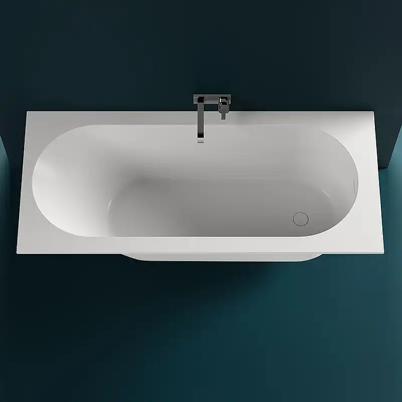 Ванна Salini ORNELLA KIT 170х75 102411G из материала S-Sense, Белая глянцевая фото 6
