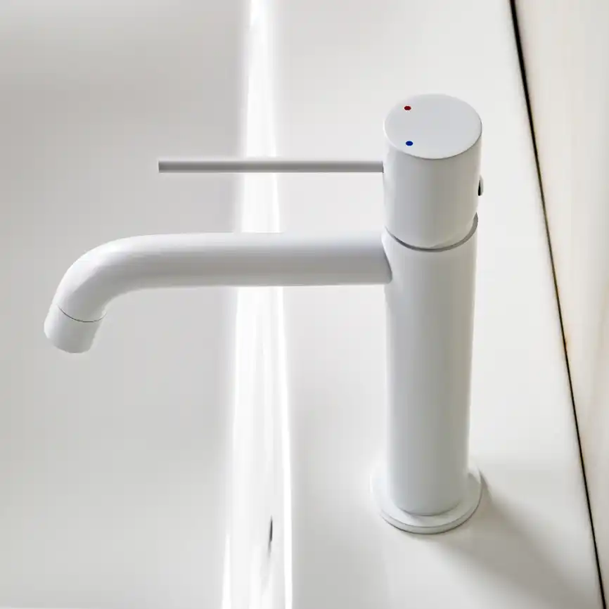 Смесители для раковины AVS Slimmer 811-100-MW, белый матовый фото 11