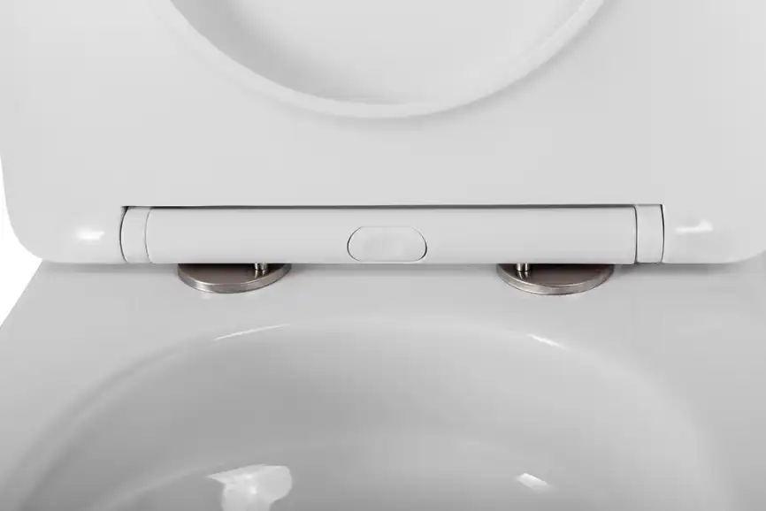 Подвесной унитаз BelBagno SFERA-TOR BB046CH-TOR/SC, безободковый, смыв торнадо с сиденьем микролифт, Белый фото 10