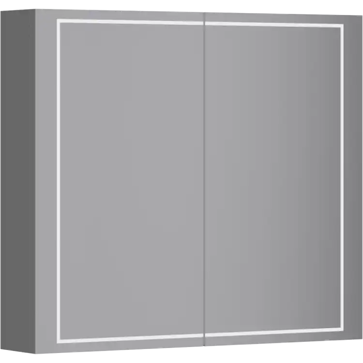 Зеркальный шкаф Aqwella Simplex 80 см, SLX0408 с подсветкой фото 1