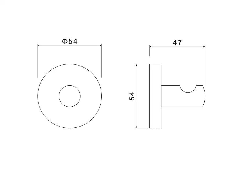 Крючок для полотенец Aquatek Оберон AQ4201BG, Золото матовое фото 2