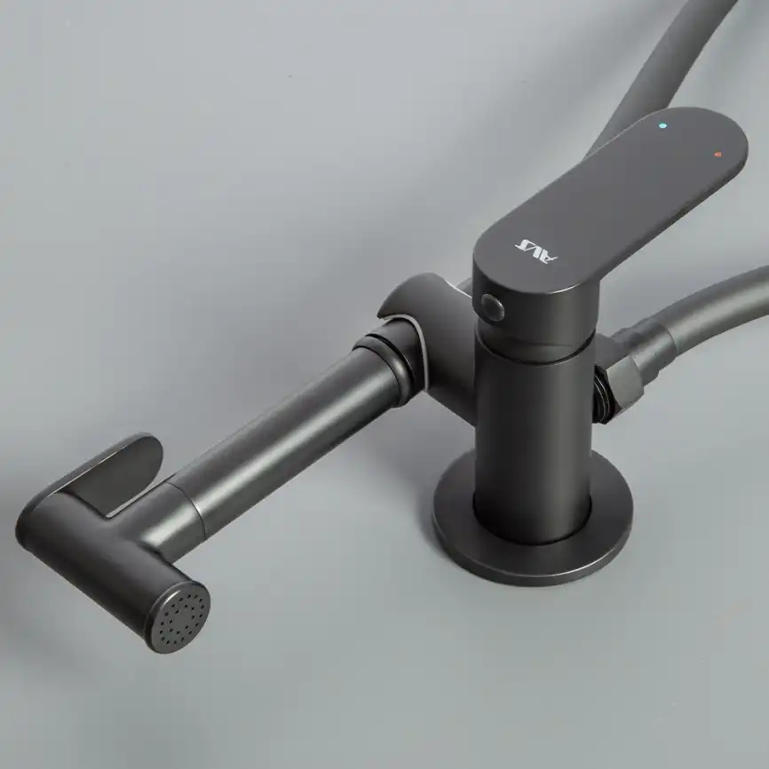 Гигиенический душ со смесителем AVS Beauty черный матовый, 811-531-MB фото 7