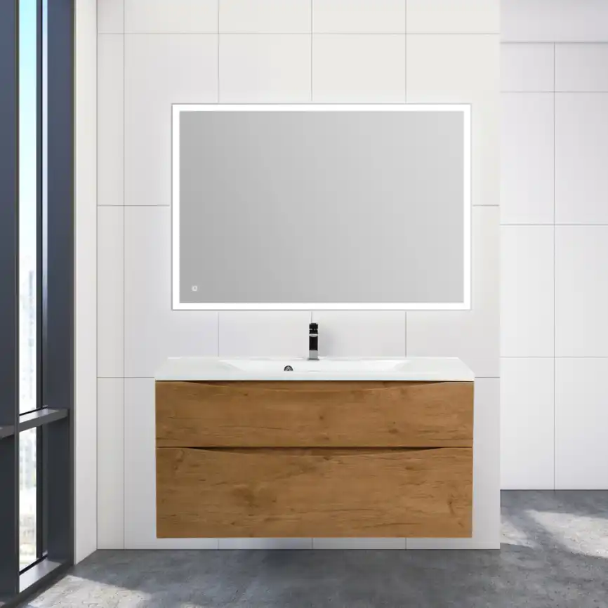 Тумба под раковину BelBagno MARINO-H60-1200-2C-SO-RN-P подвесная Rovere Nature фото 11