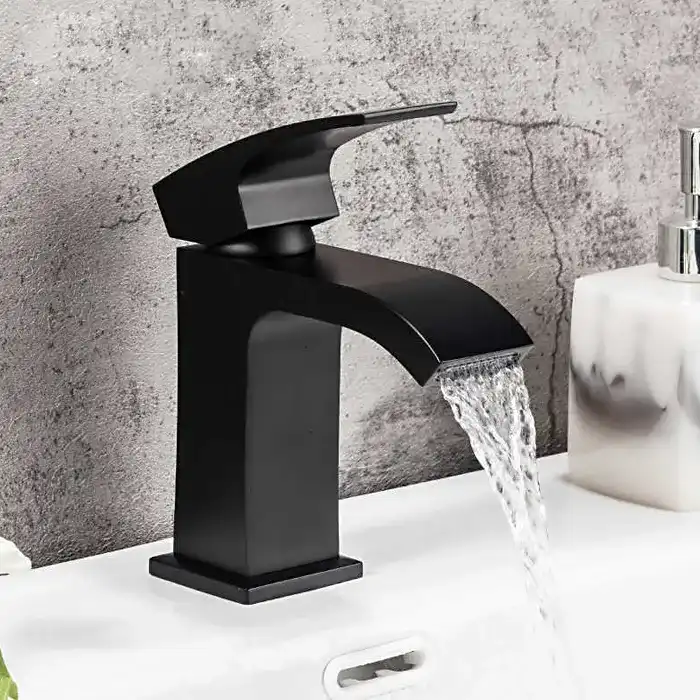 Смеситель для раковины Gappo G1007-6, Черный матовый фото 9