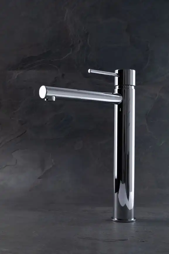 Смеситель для накладной раковины Allen Brau Glority 5.51002-00, однорычажный, высокий, Хром фото 7