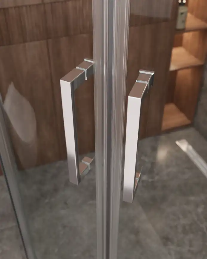 Душевой уголок CEZARES MOLVENO-R-22-90+30-C-Cr-IV стекло Прозрачное, профиль Хром фото 2