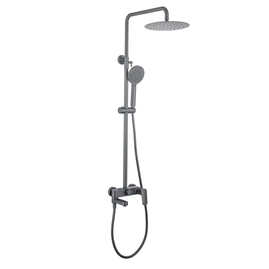 Душевая система Aquatek ВЕГА AQ2040BGM, Оружейная сталь фото 1