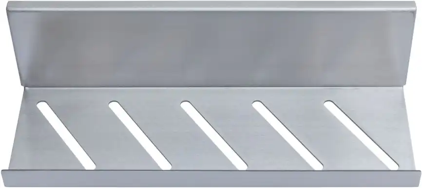 Полка Aquanet Магнум 30x8 сталь браш, открытая, 334113 фото 3