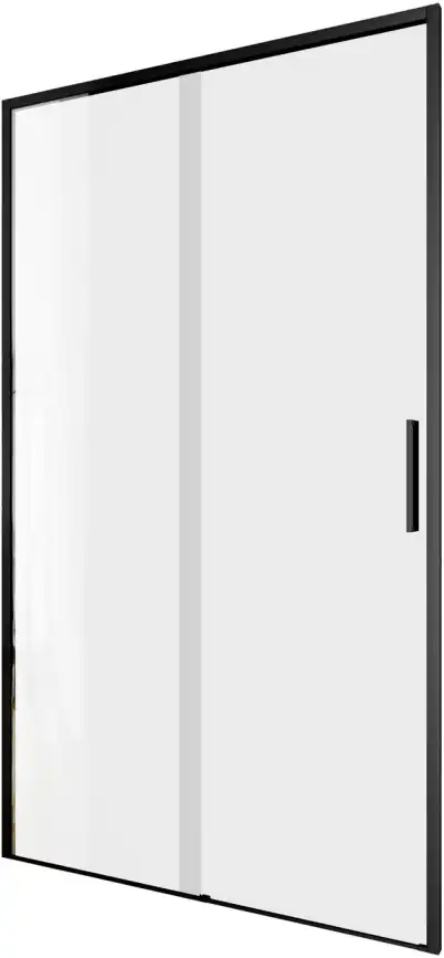 Душевая дверь Aquanet Pleasure Evo 110 AE65-N110-BT профиль черный, прозрачное стекло фото 4