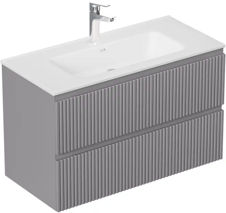 Тумба под раковину Aquanet Джейн 2.0 120 графит фото 1