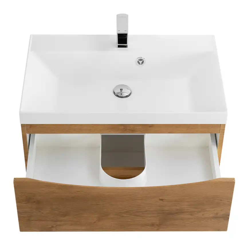 Тумба под раковину BelBagno MARINO-700-2C-SO-RN-P подвесная Rovere Nature фото 8