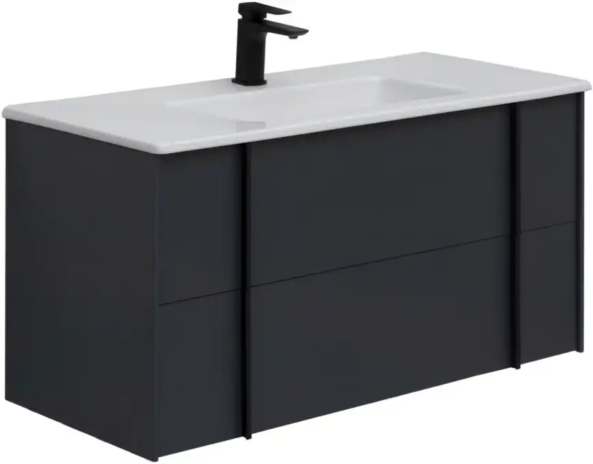 Тумба под раковину Allen Brau Reality 100 1.32007.AM антрацит матовый фото 1