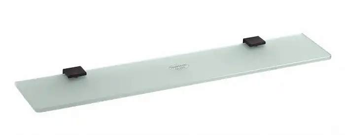 Полка стеклянная 60 см BEMETA NERO Черная матовая 135002240 фото 1