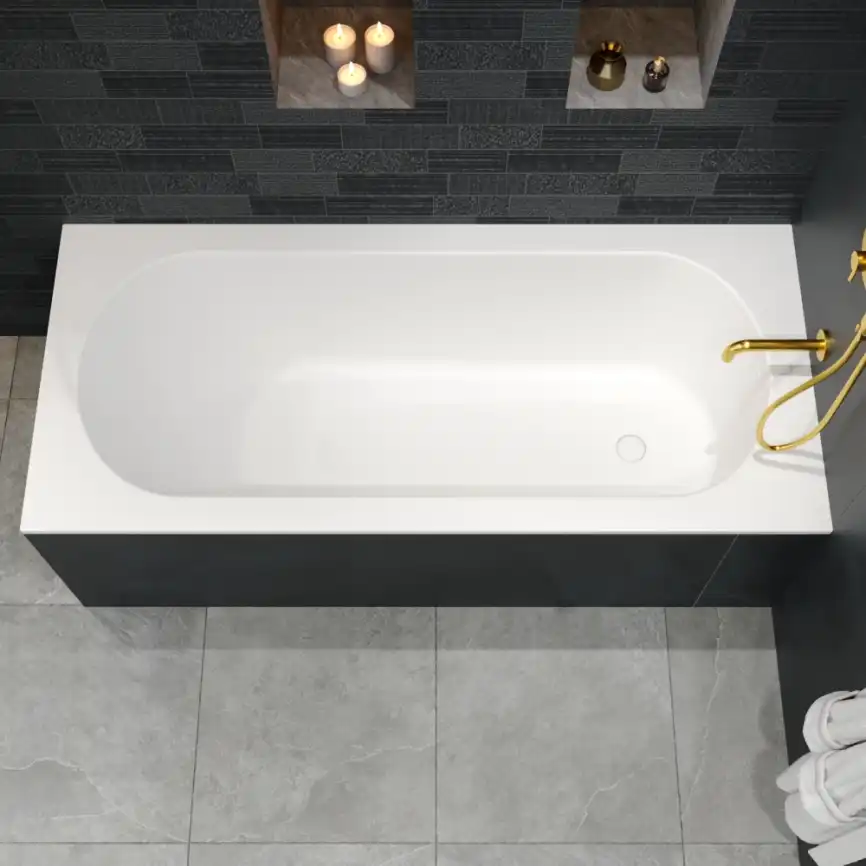 Ванна из искусственного камня WHITECROSS 170x75 Gin, белая матовая 0217.170075.200 фото 3