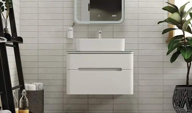 Тумба под раковину Jorno BOSKO 75 Bos.01.75/P/W Белая фото 7