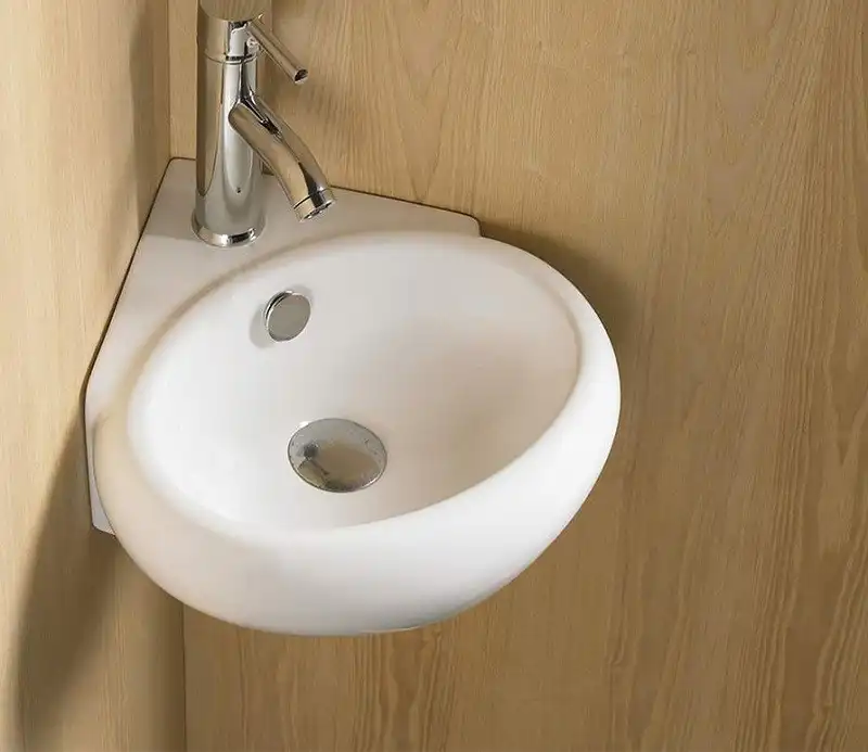 Умывальник CeramaLux 9359 350х350х130 Подвесная цвет Белый фото 7