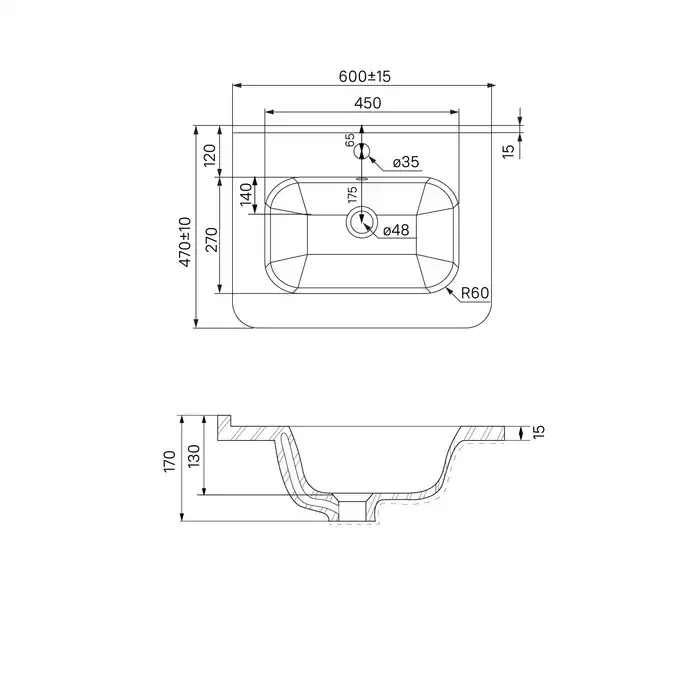 Тумба с раковиной IDDIS Edifice 60, подвесная, Белая, EDI60W0i95K фото 14