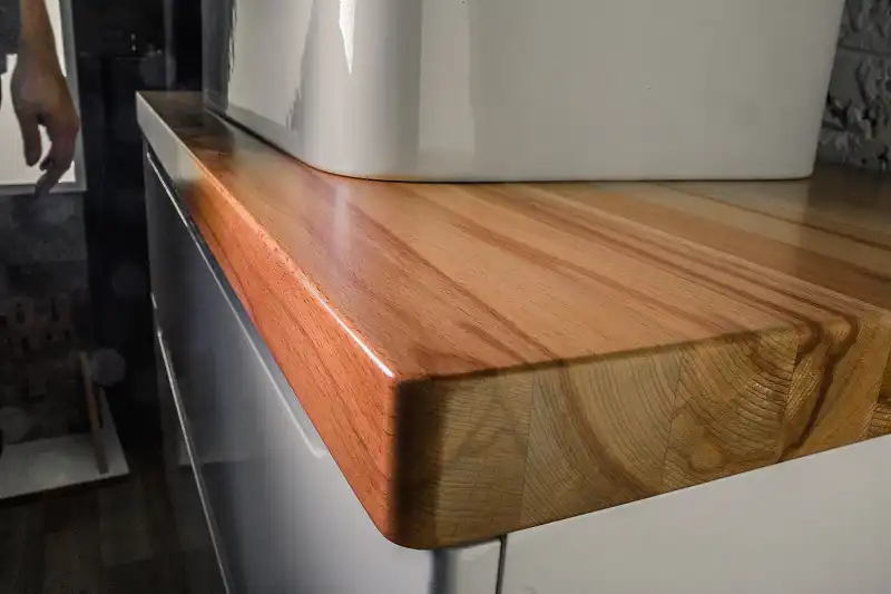 Столешница под раковину Jorno WOOD 80 Wood.06.80/LW Дерево светлое фото 2