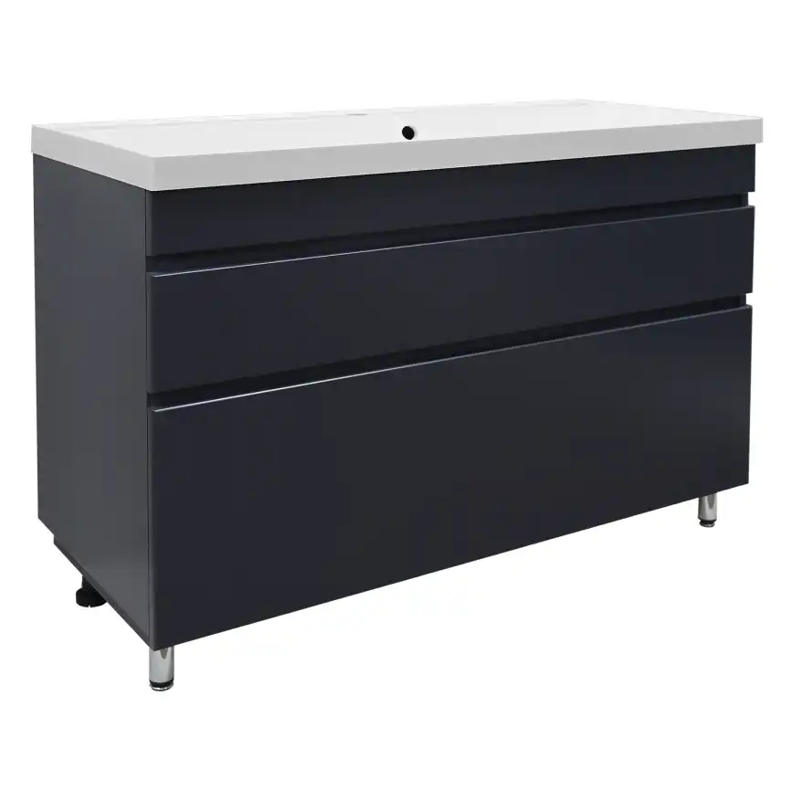 Тумба с раковиной Azario Эстима 100 CS00094591, напольная, Графит фото 1