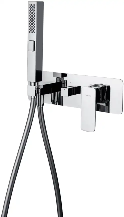 Смеситель для ванны с душем Allen Brau Infinity 5.21007-00 встраиваемый, с внутренней частью, Хром фото 3