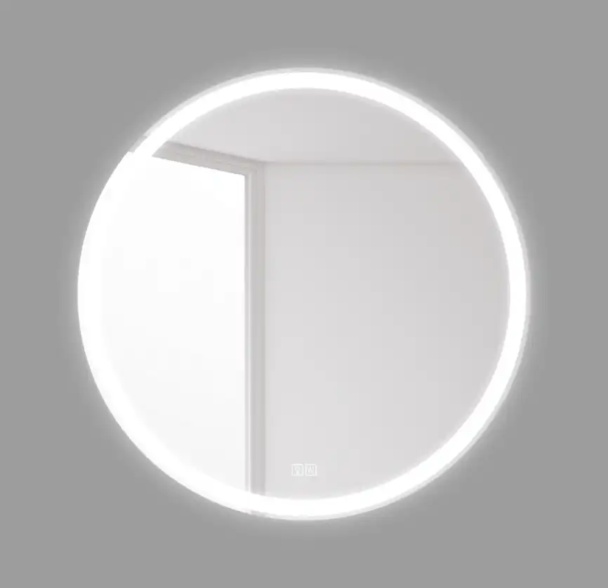 Зеркало BelBagno SPC-RNG 80х80 SPC-RNG-800-LED-TCH-WARM с подстветкой, сенсорный выключатель, с подогревом фото 3