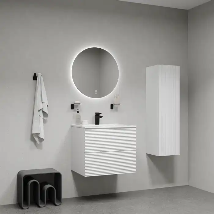 Тумба с раковиной IDDIS Bild 60, подвесная, Белая, BIL60W0i95K фото 10