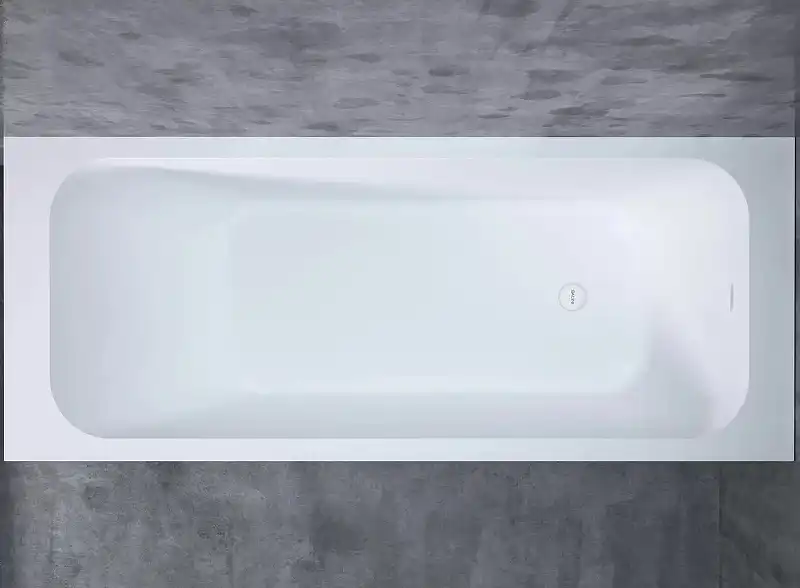 Ванна Salini ORLANDA  KIT 170х80 102126M из материала S-Stone, Белая матовая фото 7