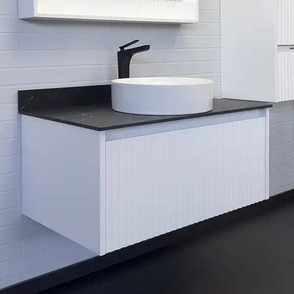 Тумба с умывальником Comforty Марсель 90 Белый, 00-00013797 фото 1