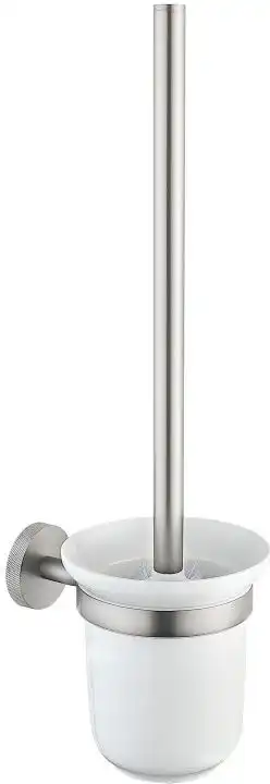 Ершик для унитаза Allen Brau Priority 6.31008-BN белый/никель брашированный фото 1